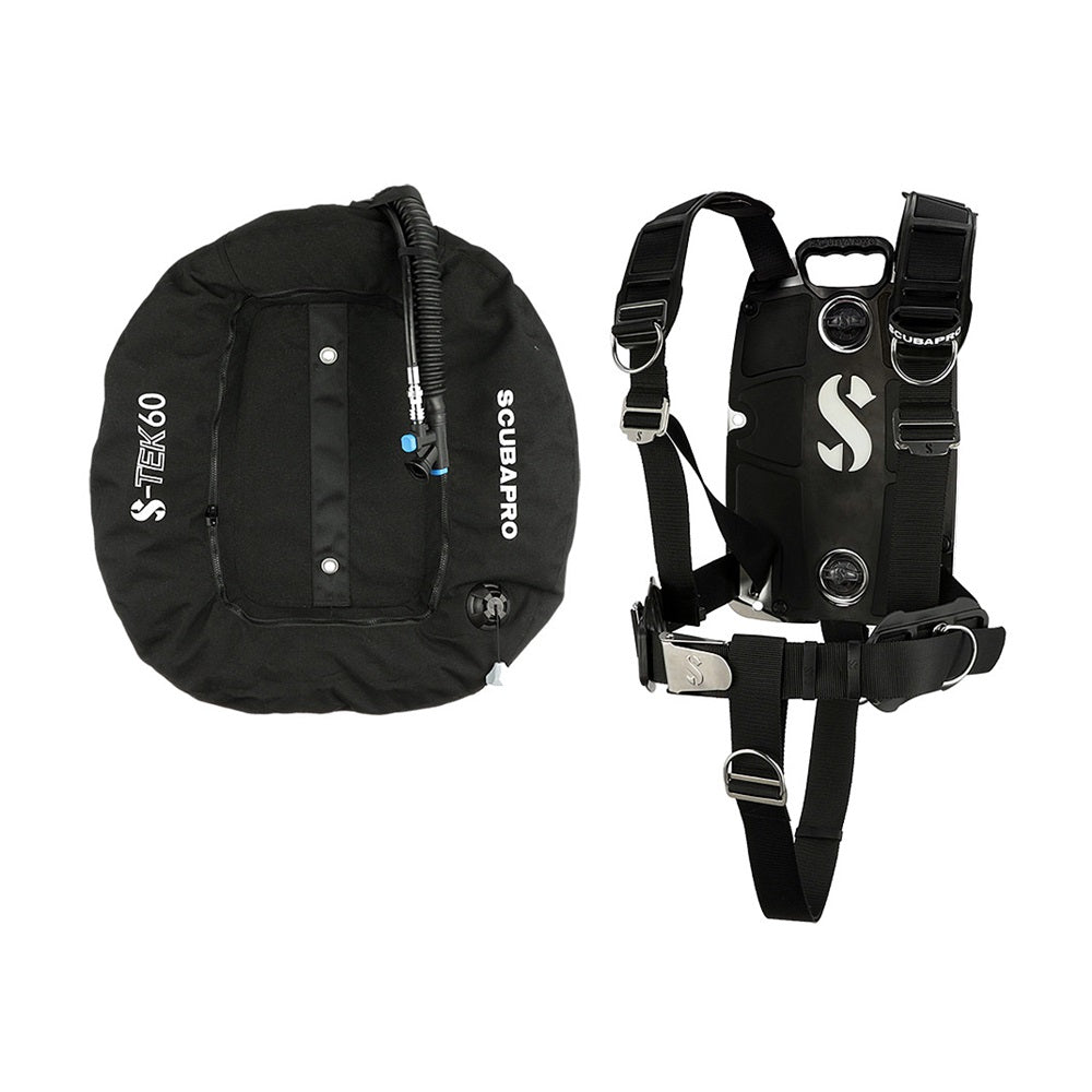 Scubapro S - TEK Donut Wing 60 + S - TEK Pro Harness SS-