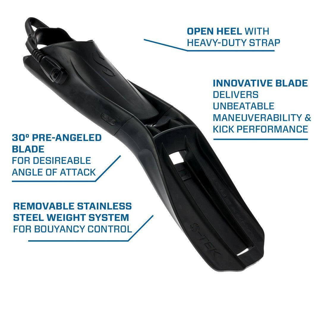 Scubapro S-Tek Pro Blade Modular Fin System-