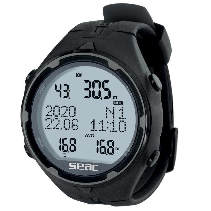 Seac Action HR Dive Computer-Black