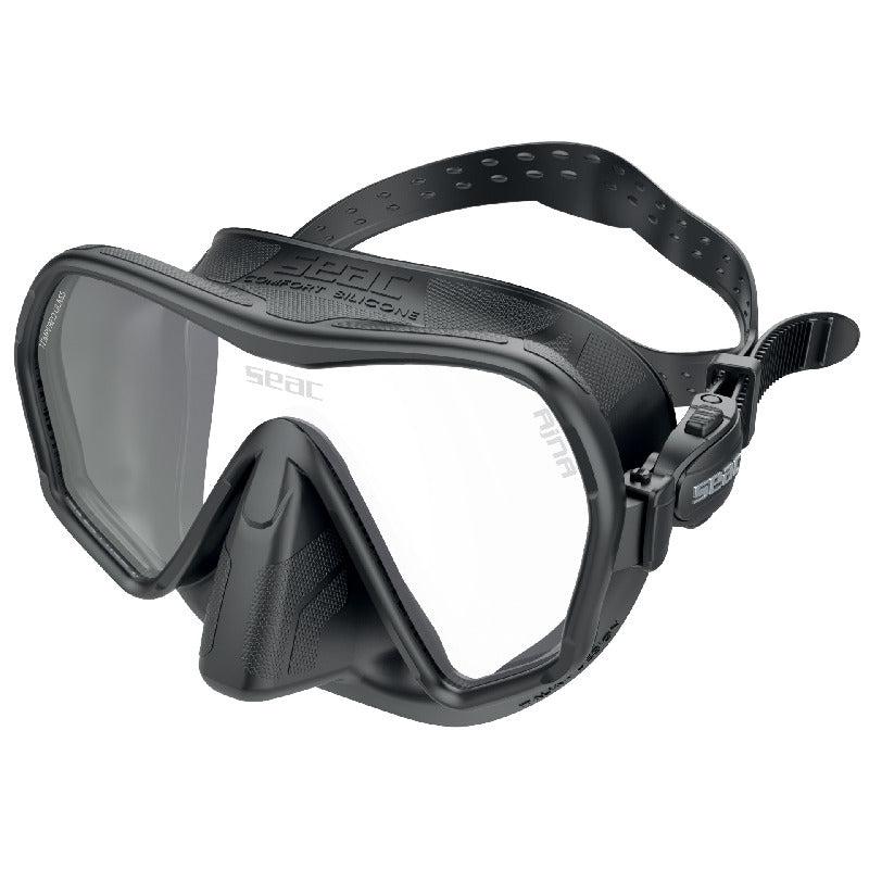 Seac Ajna S Frameless Diving Mask-Black