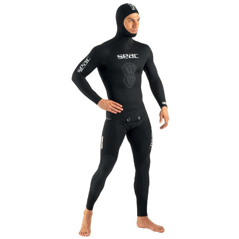 Seac Black Shark Man 3 MM Wetsuit-Small