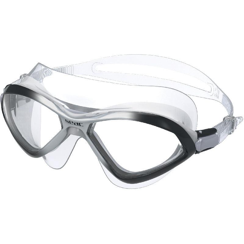 Seac Diablo Swimming Goggles-BLACK/SILVER