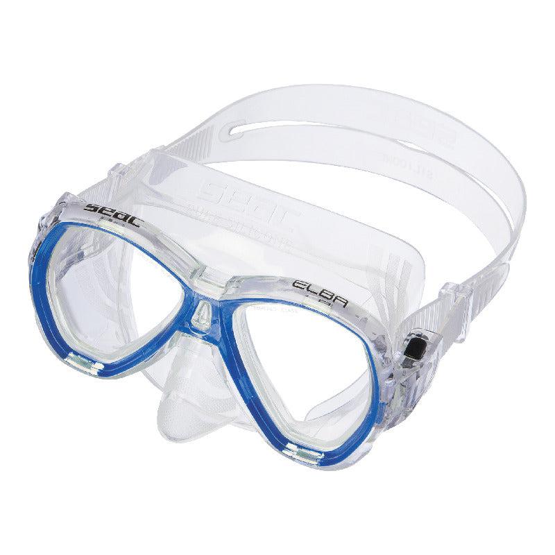 Seac Elba Adult Scuba Diving Mask-S/kl Blue