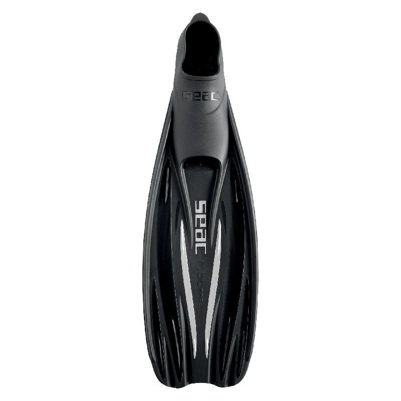 Seac F-100 Pro Underwater Full Foot Fin-Black