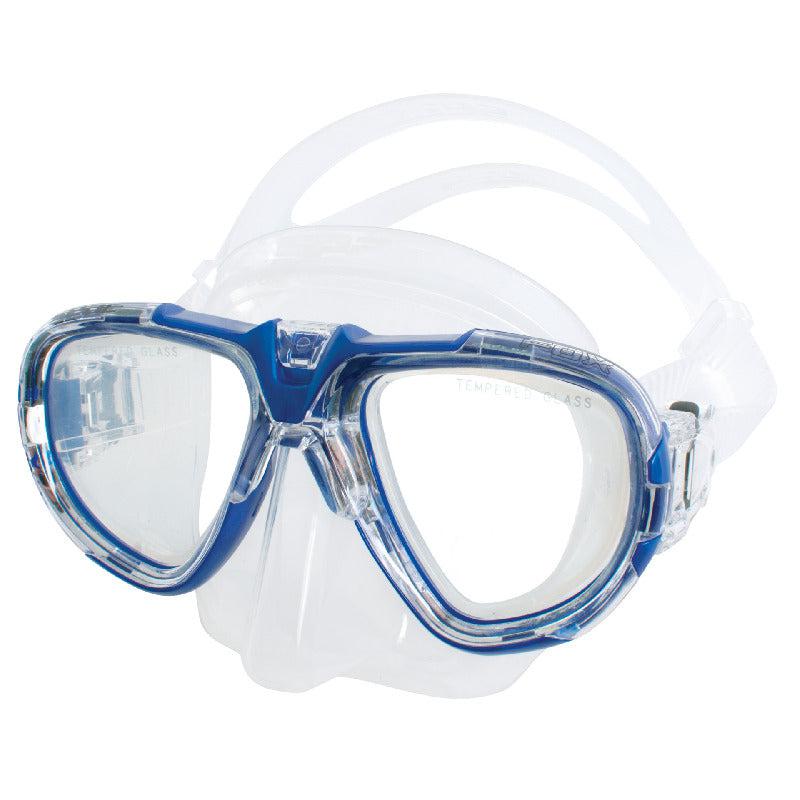 Seac Fox Professional Diving Mask-Blue Metal
