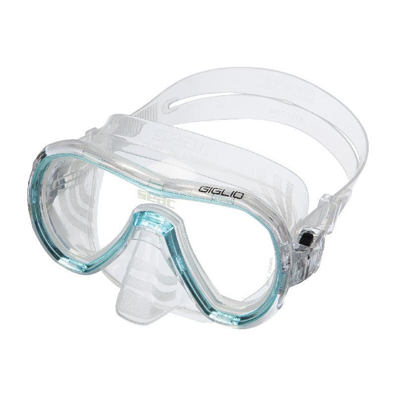 Seac Giglio Silicon Adult Diving Mask-s/kl Aquamarine