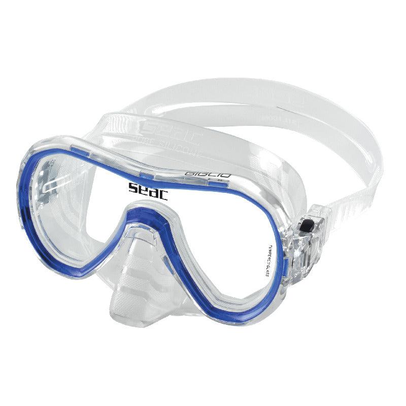 Seac Giglio Silicon Adult Diving Mask-S/kl Blue