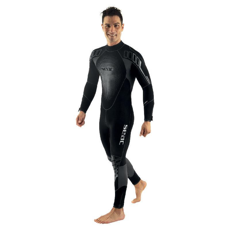Seac Komoda Flex Mens, 3 mm Neoprene, Rear Zip-