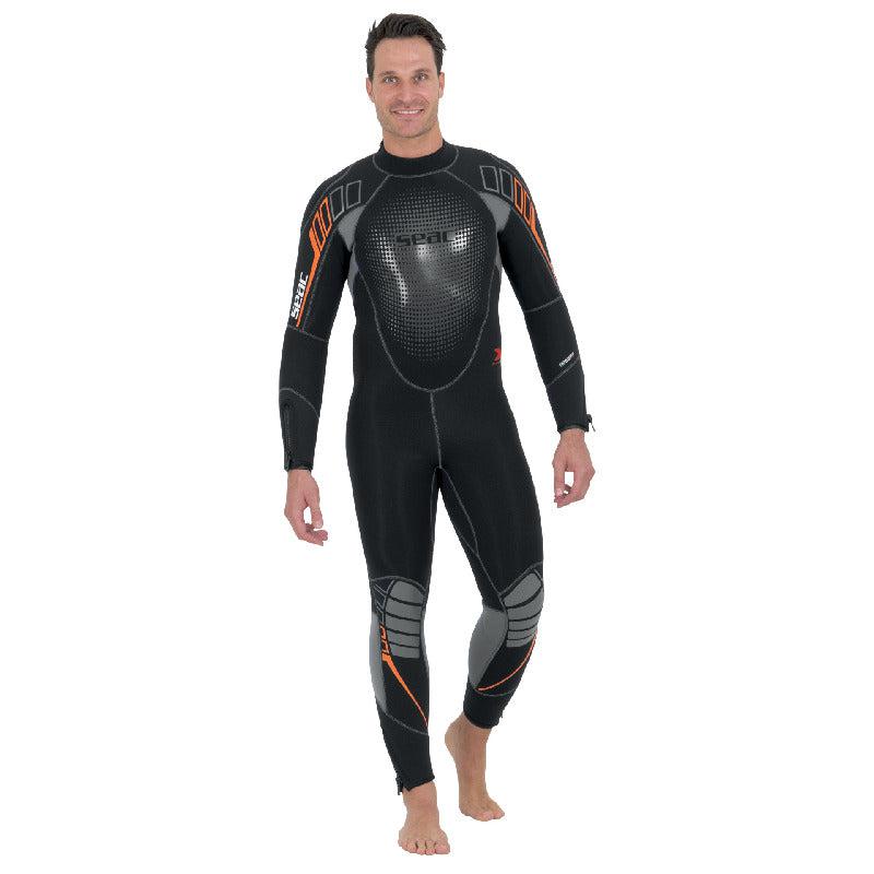 Seac Komoda Flex Mens, 5 mm Neoprene, Rear Zip-