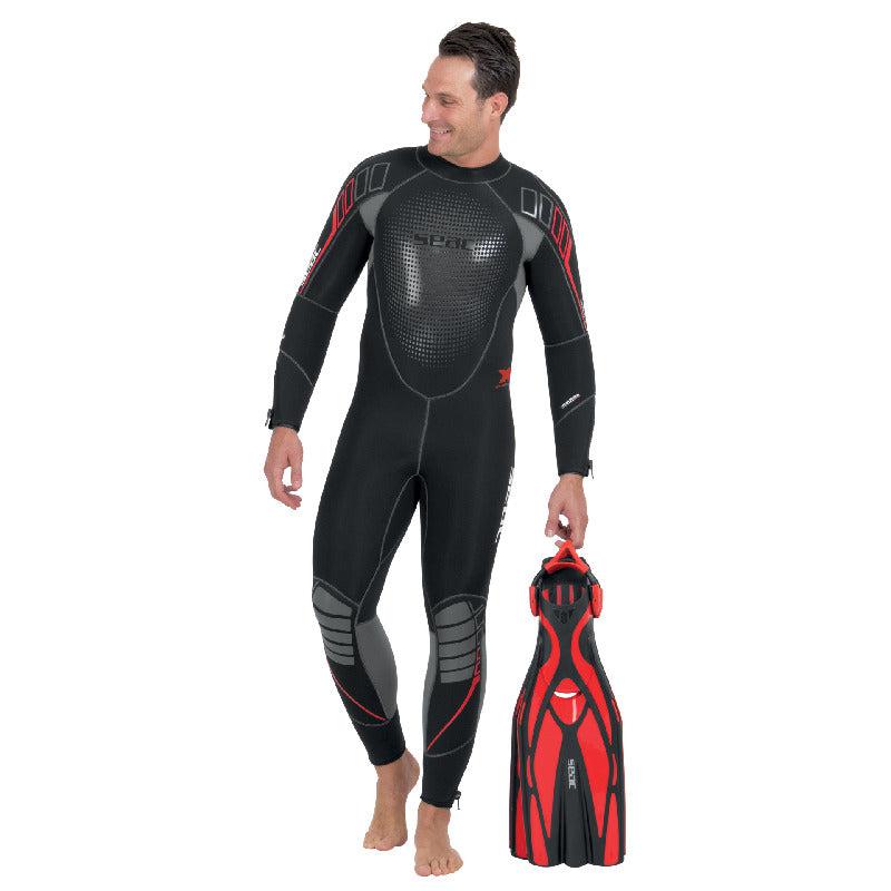Seac Komoda Flex Mens, 7 mm Neoprene, Rear Zip-