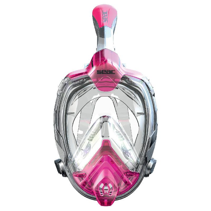 Seac Libera Full Face Mask-Transparent/Pink