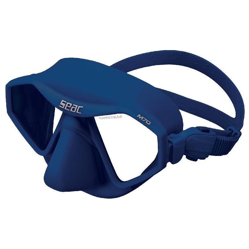 Seac M70 Low Volume Diving Mask-Blue