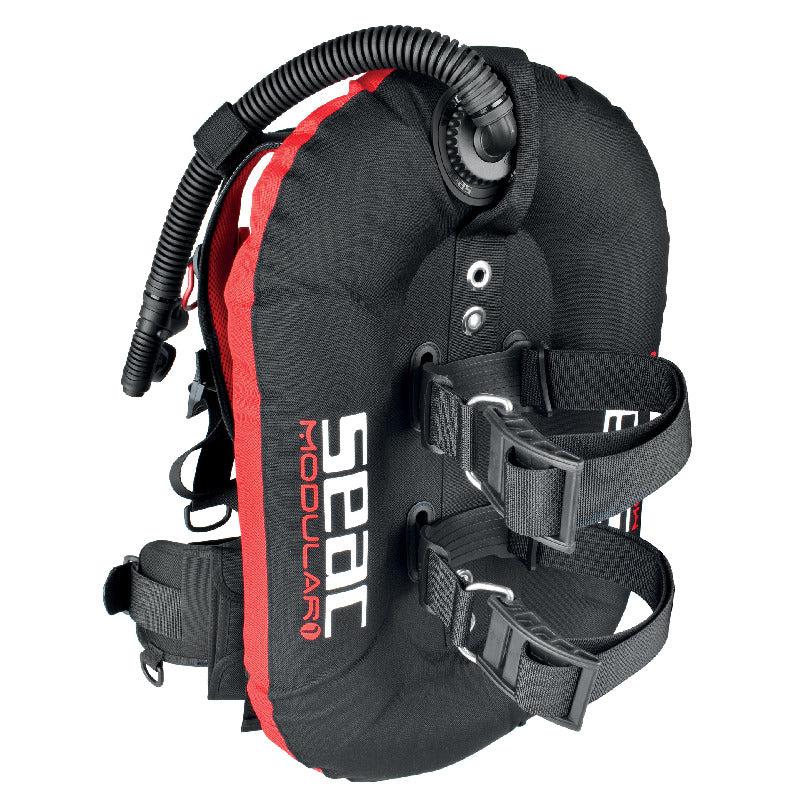Seac Modular Rear-Bladder BCD-Black/Red