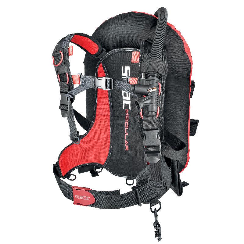 Seac Modular Rear-Bladder BCD-Black/Red