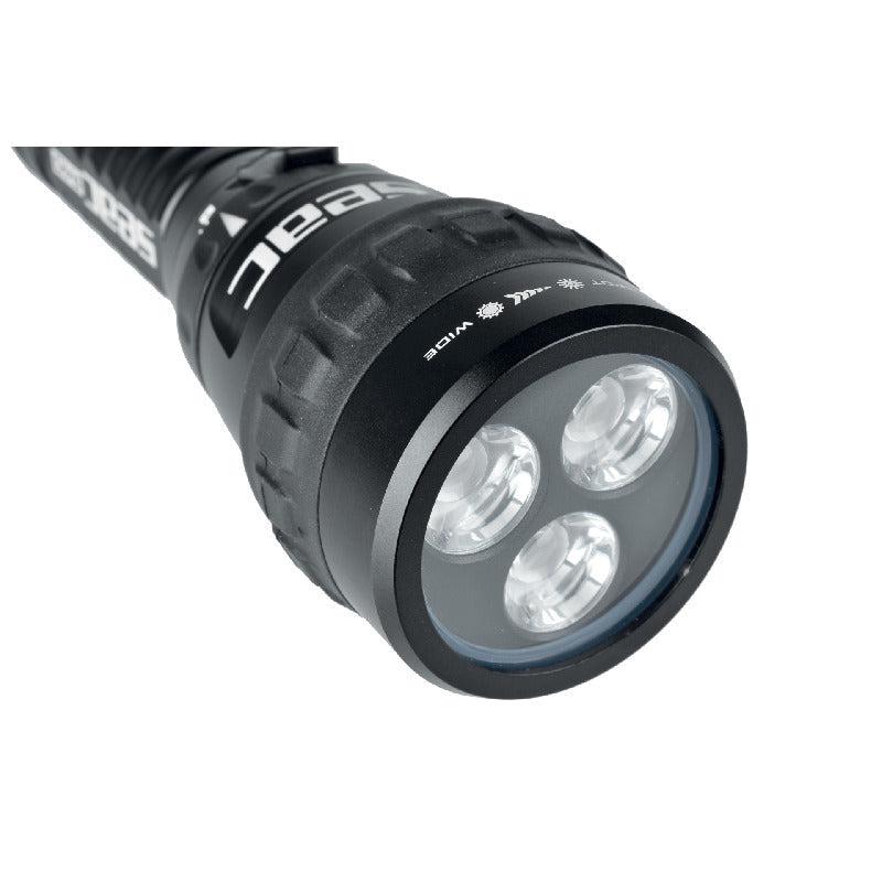 Seac R40 Scuba Dive Rechargeable Flashlight-8 in