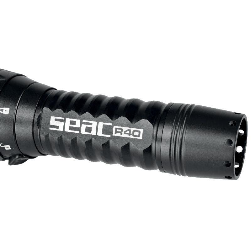 Seac R40 Scuba Dive Rechargeable Flashlight-8 in