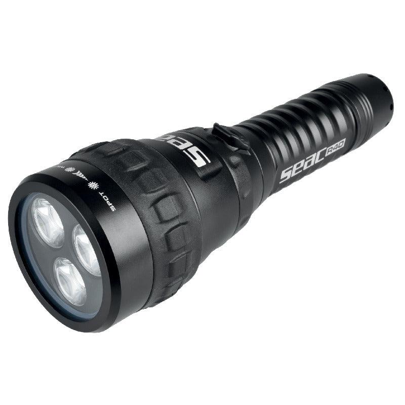 Seac R40 Scuba Dive Rechargeable Flashlight-8 in