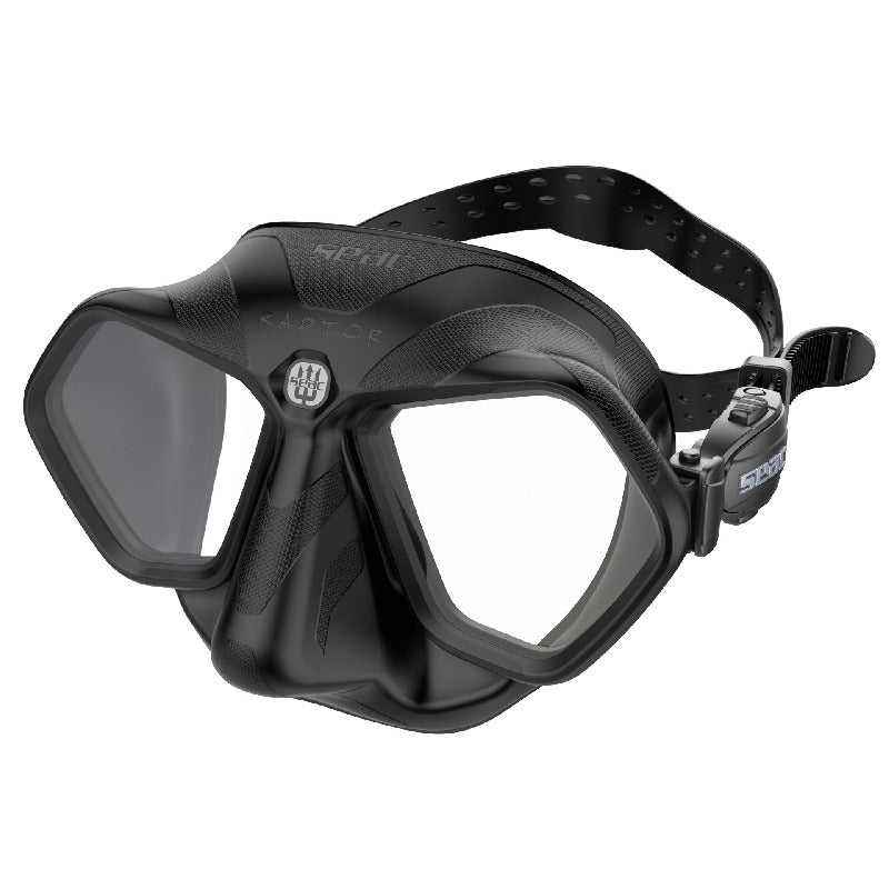 Seac Raptor Freediving and Spearfishing Mask-Black-