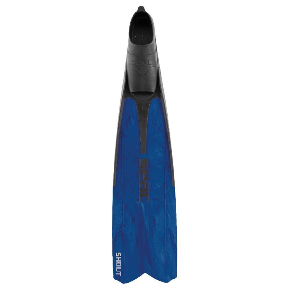 Seac Shout S700 Long Freediving and Spearfishing Fins-Camo Blue-36/38-