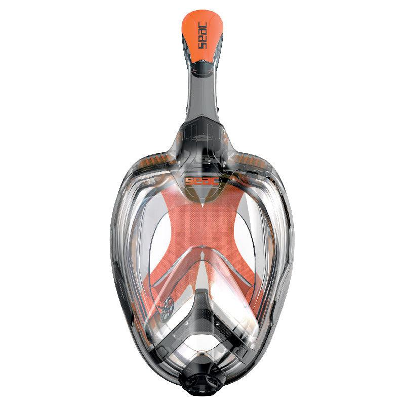 Seac Unica Full Face Mask-Black/Orange