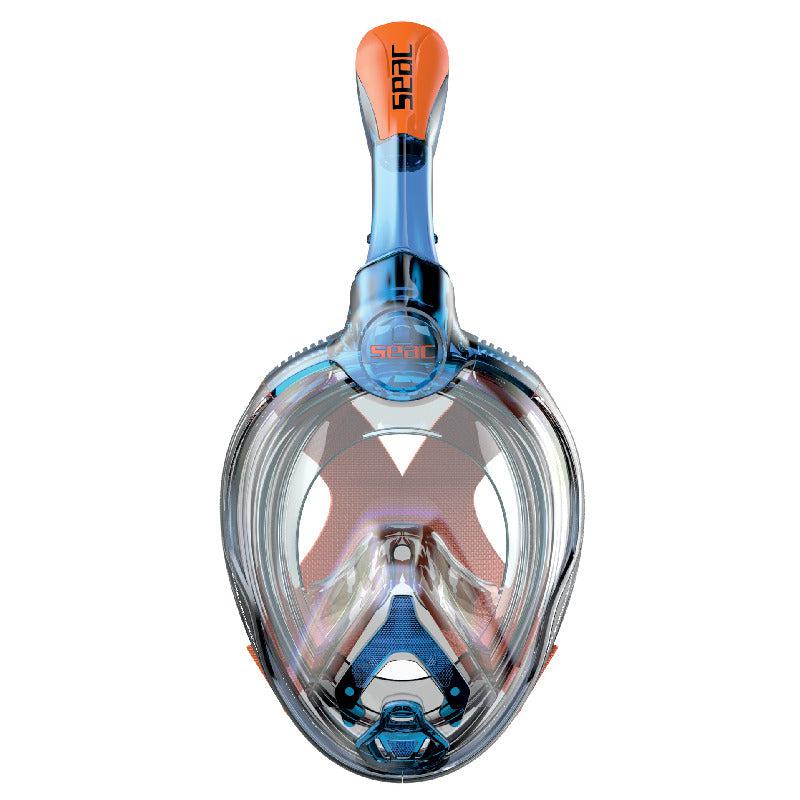 Seac Unica Full Face Mask-Blue/Orange