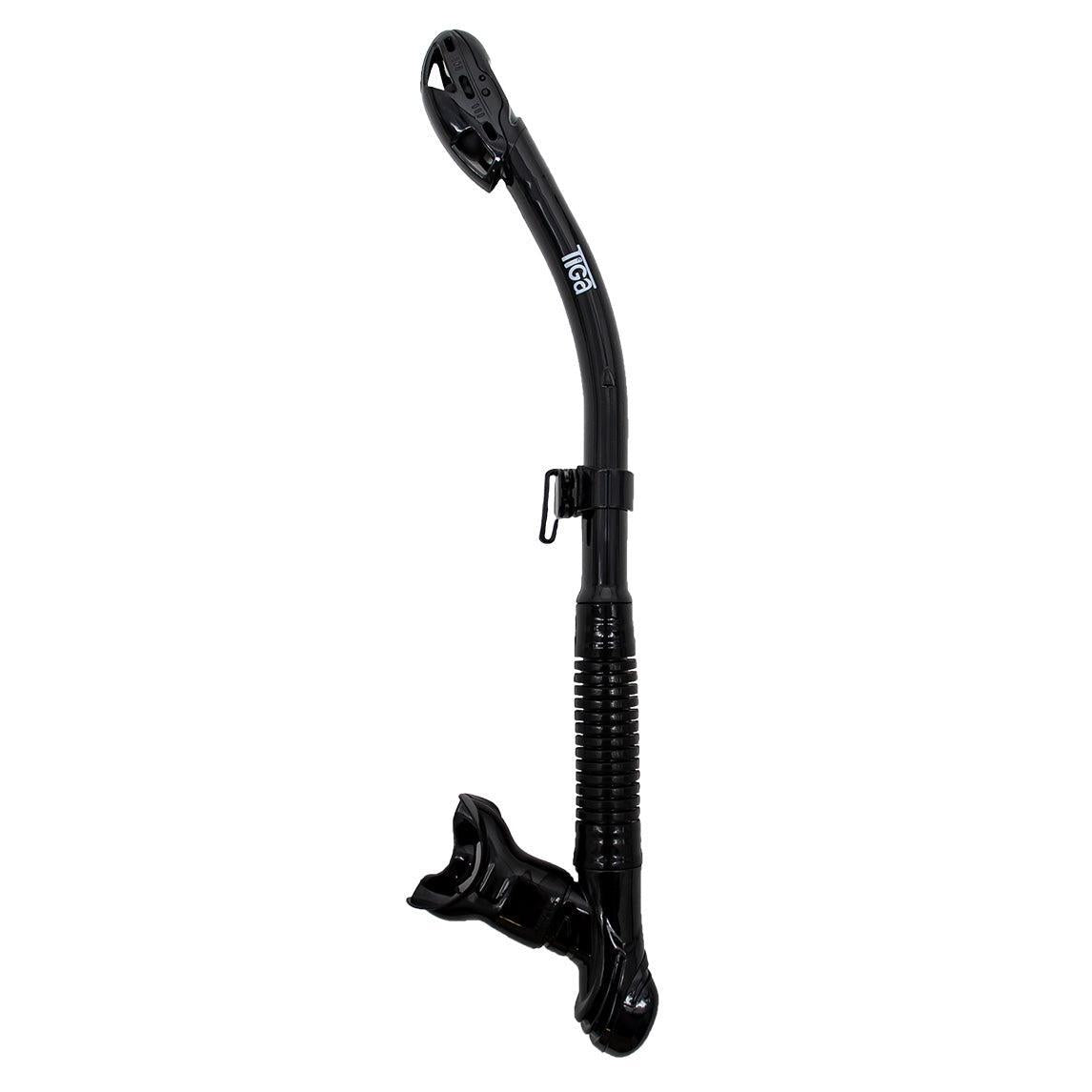 Sherwood Tiga Dry Snorkel-Black Silicone-