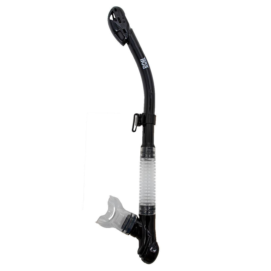 Sherwood Tiga Dry Snorkel-Black-