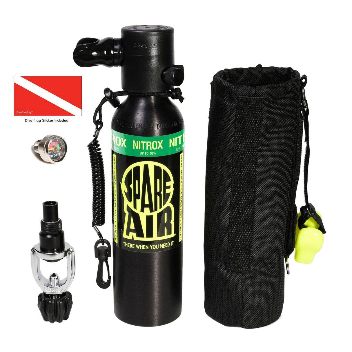 Spare Air 600PK-NDG Package - Nitrox with Dial Gauge-