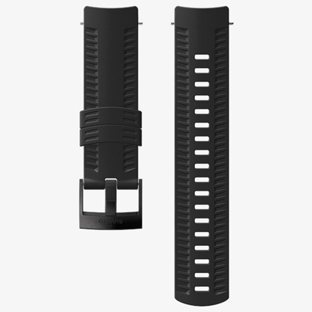 Suunto 24 MM Athletic 2 Silicone Strap (Non Dive)-BLACK/BLACK