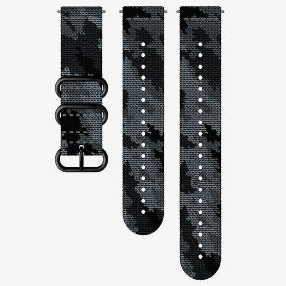 Suunto 24 MM Explore 2 Textile Strap (Non Dive)-CONCRETE/BLACK