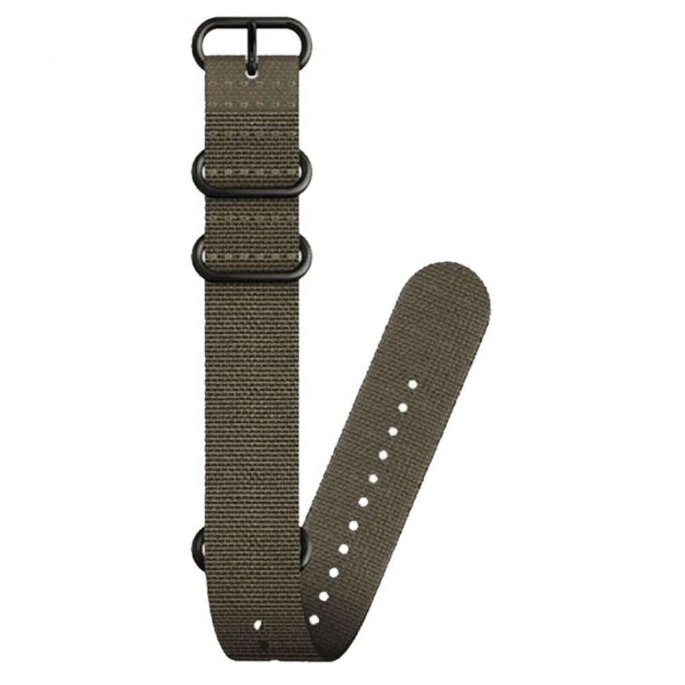 Suunto D5 Dive Computer Quick Release Textile Zulu Strap-STEALTH/BLK L