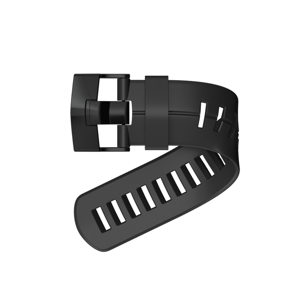 Suunto DX Black Silicone With Buckle Extension Strap-