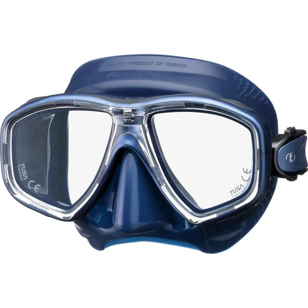 Tusa Freedom Ceos Dual Lens Scuba Diving Fin-Indigo Skirt/Indigo Frame