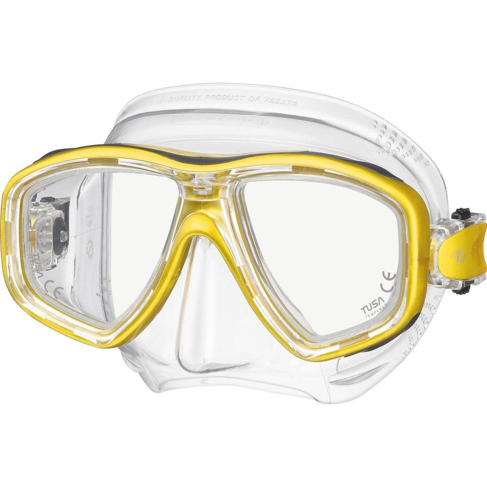 Tusa Freedom Ceos Dual Lens Scuba Diving Fin-Moon Gold