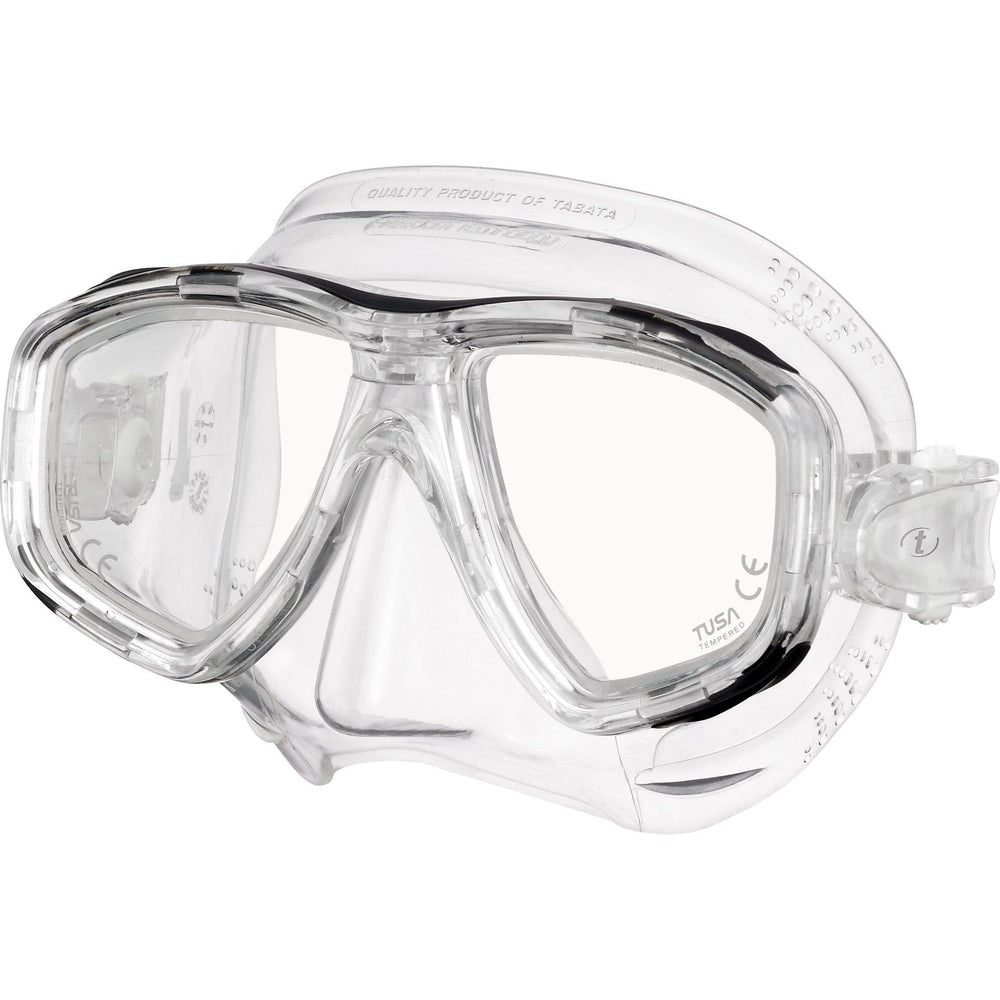 Tusa Freedom Ceos Dual Lens Scuba Diving Fin-Translucent