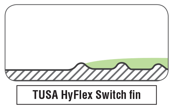 Tusa HyFlex Switch Open Heel Scuba Diving Fin-