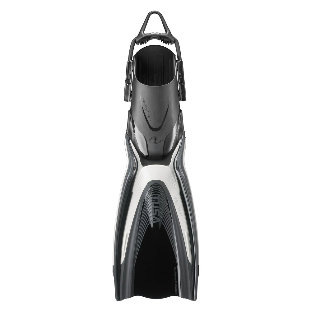 Tusa HyFlex Switch Open Heel Scuba Diving Fin-Medium