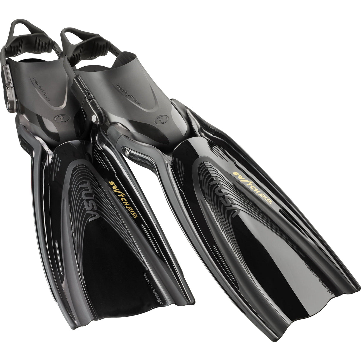 Tusa HyFlex Switch Pro Open Heel Scuba Diving Fin-Medium