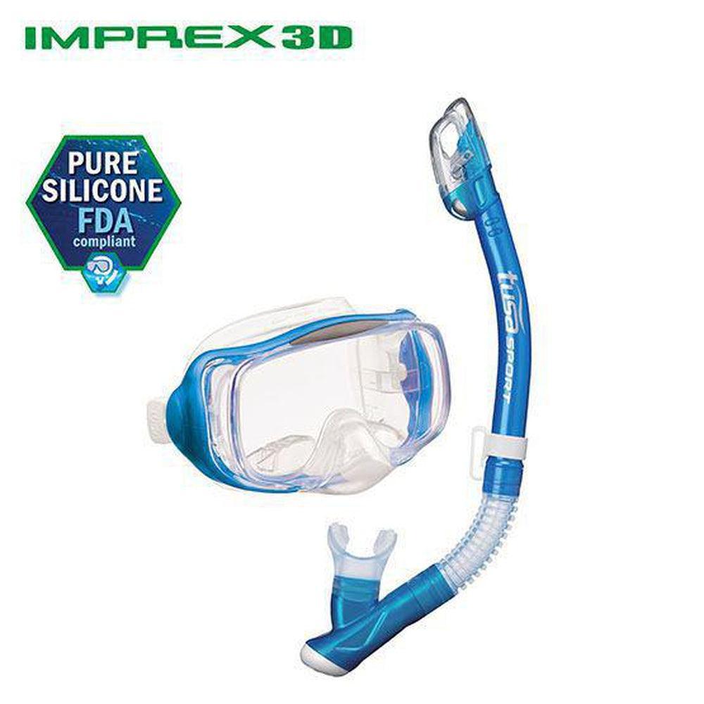 Tusa Imprex 3D Dive Mask and Snorkel Combo (UM-33/USP-250)-
