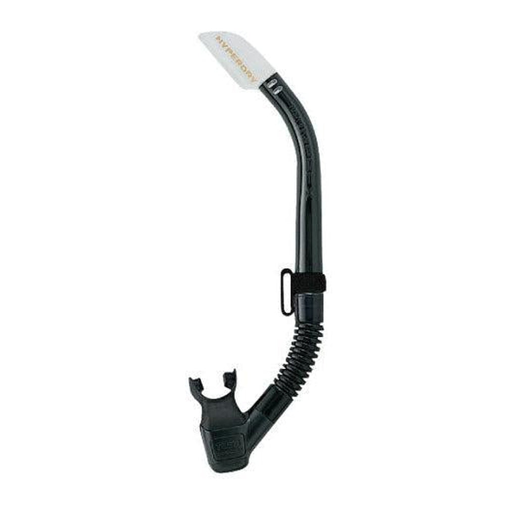 Tusa Imprex II Hyperdry Scuba Diving Snorkel-Black/Black