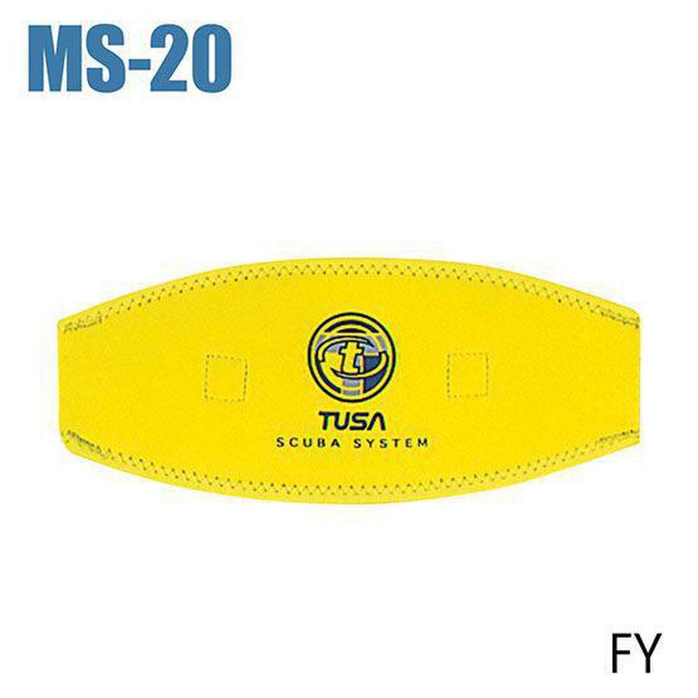 Tusa Neoprene Dive Mask Strap Cover-Yellow