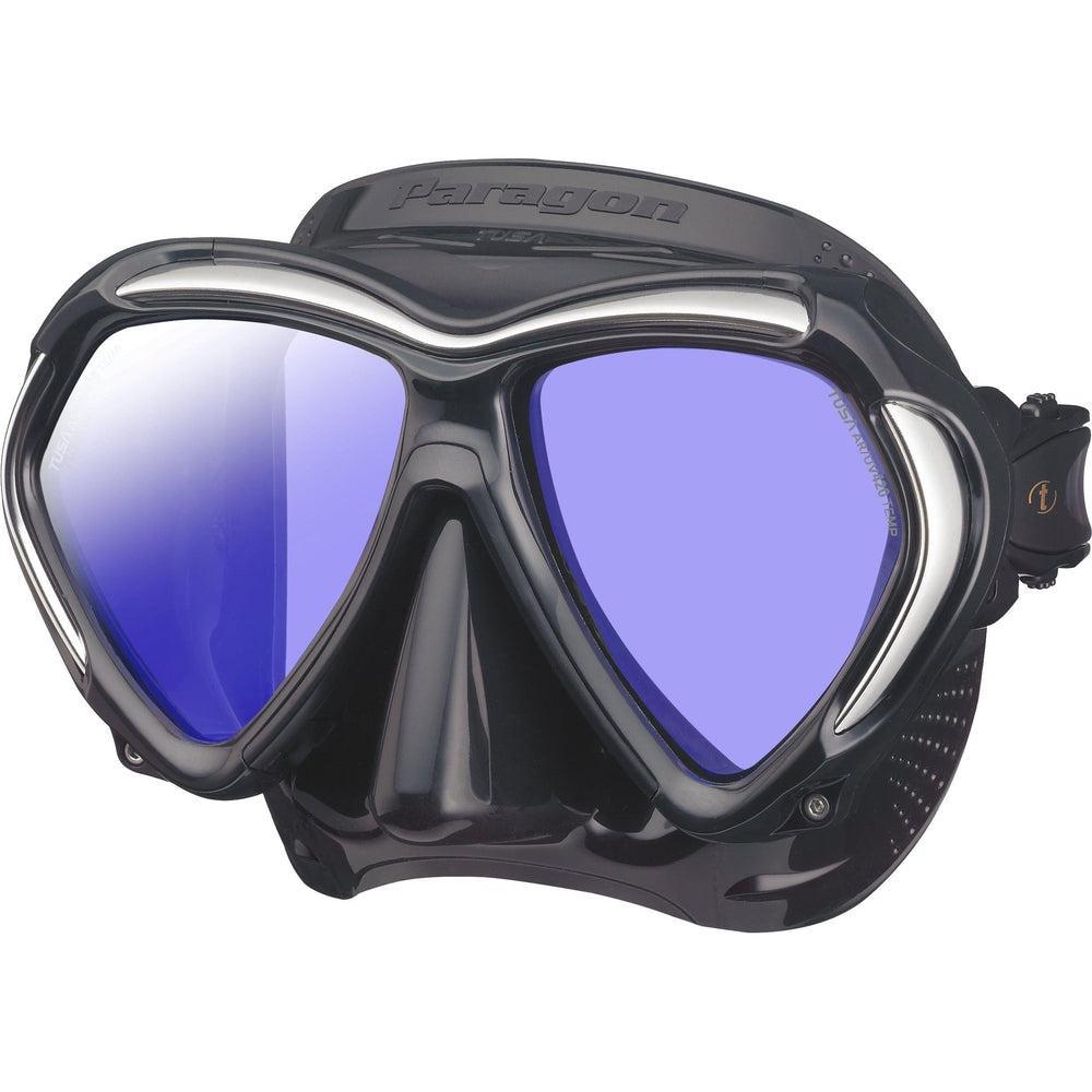 Tusa Paragon Dual Lens Scuba Diving Mask-Black