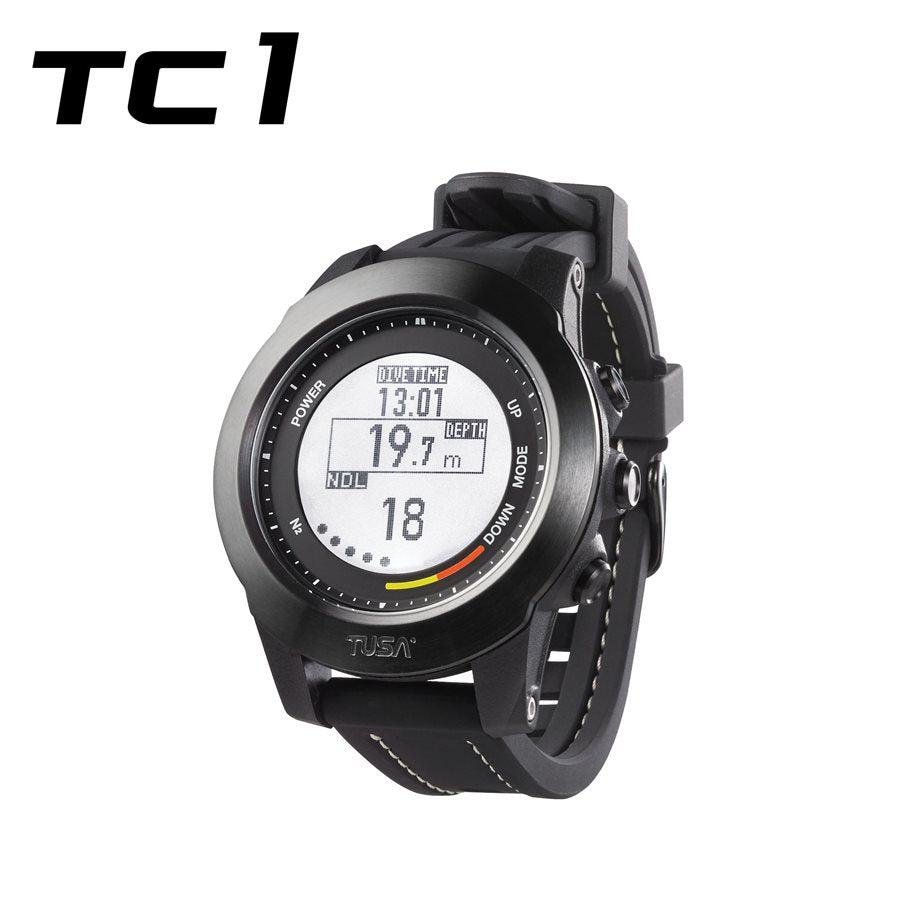 Tusa TC1 Wrist Scuba Diving Computer-Black