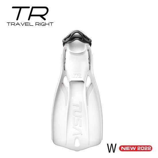 Tusa Travel Right Fin-White-2XS-