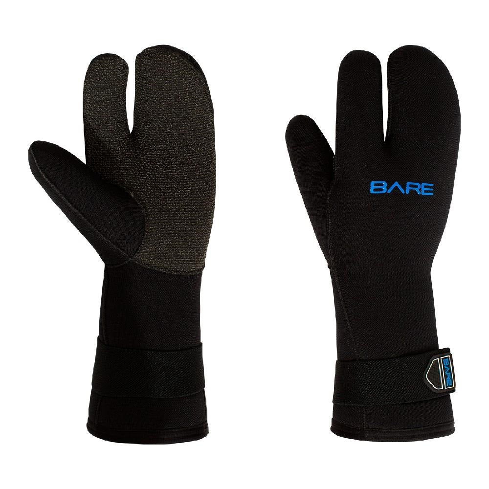 Used Bare 7mm K-Palm Mitt, Black - XL-XL-Black-Like New