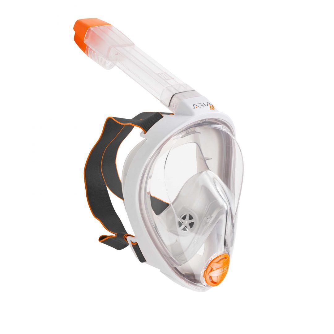 Used Ocean Reef Aria Jr – Full Face Snorkeling Mask White One Size-