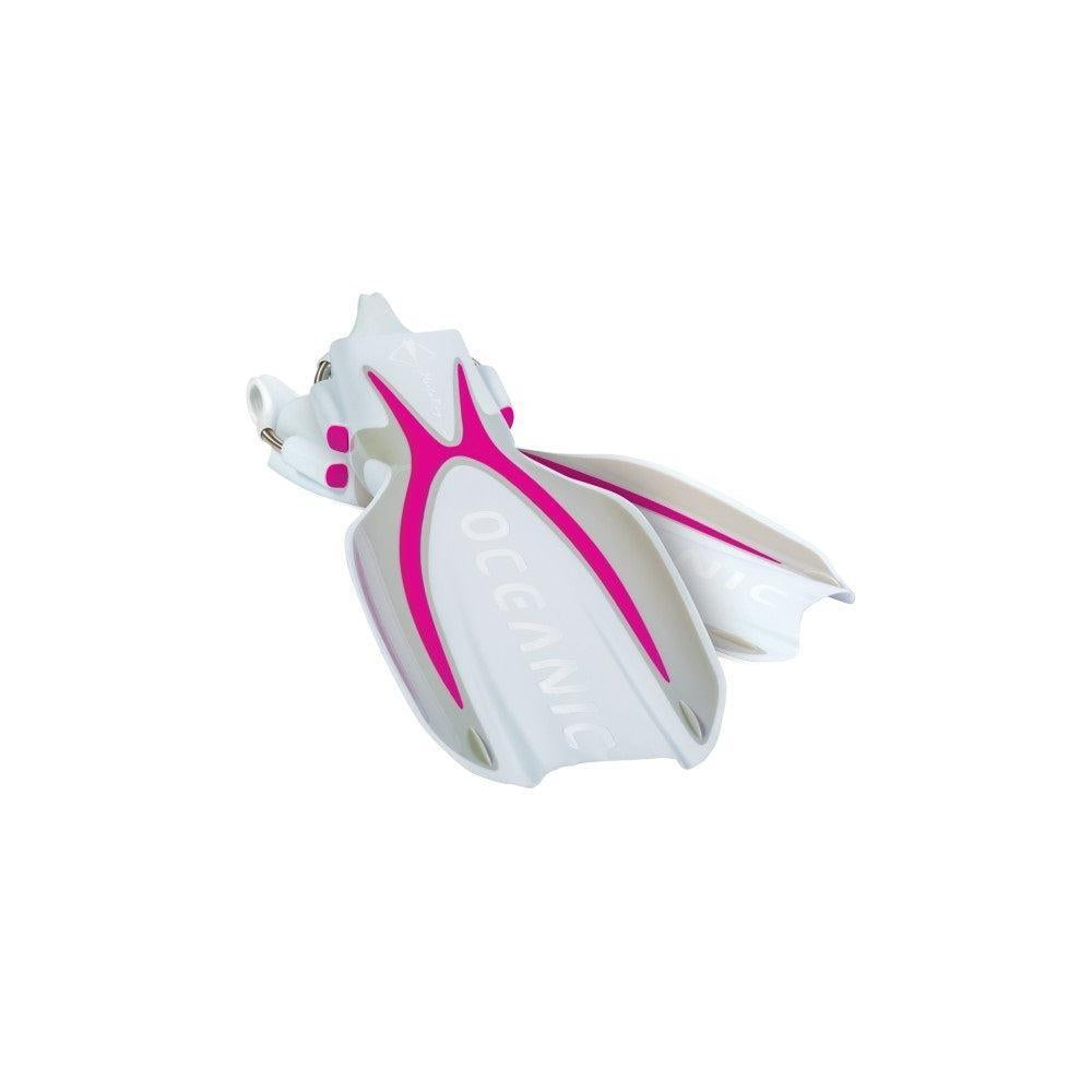 Used Oceanic Manta Ray Fin-Pink-XS-Like New