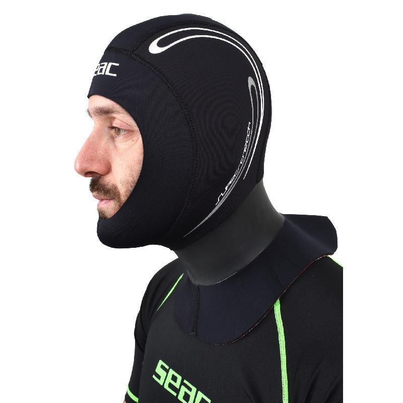 Used Seac Tekno with Air Release Valve Vent System, 5mm Neoprene Hoods-