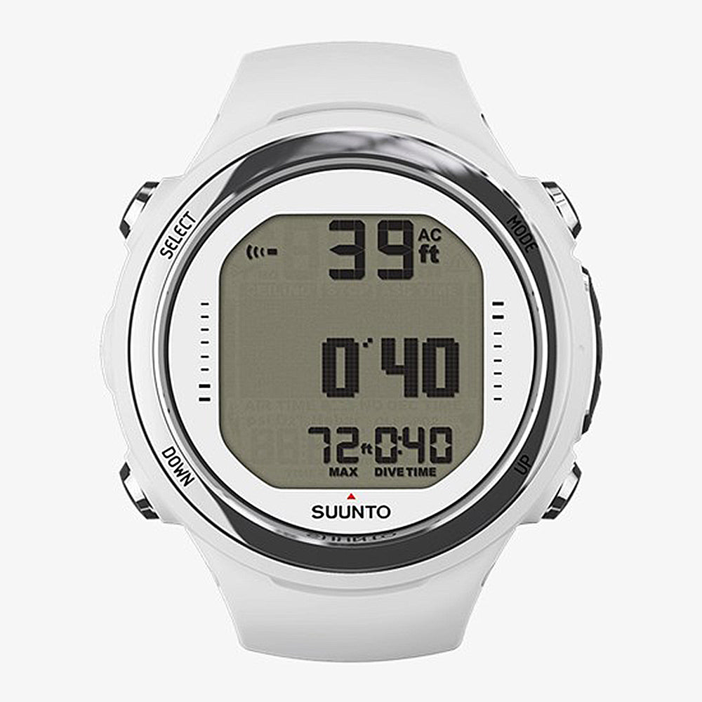 Used Suunto D4I Novo Black - USB Cable and Extension Strap sold separately-White-Like New-