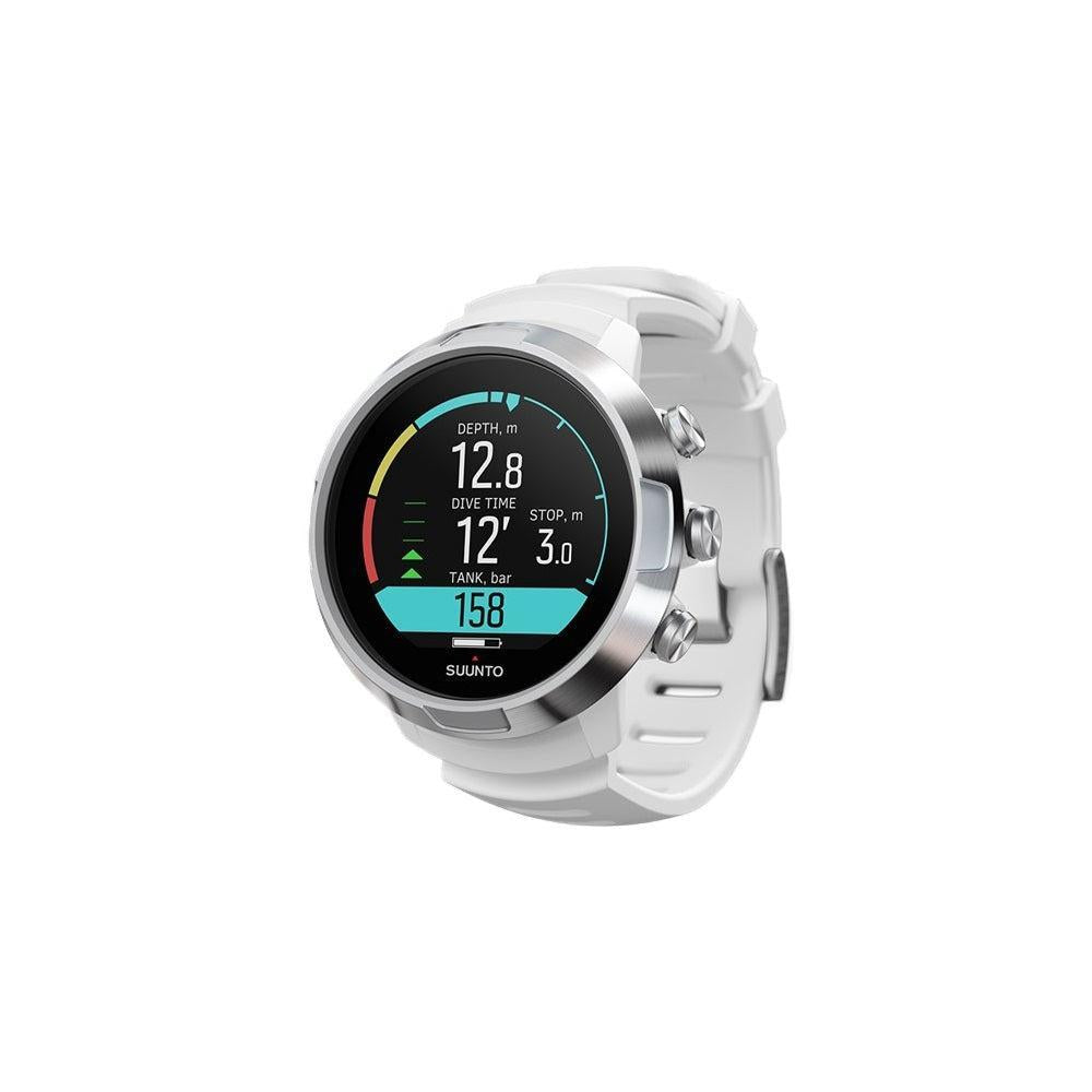 Used Suunto D5 White Dive Computerwith Color Screen And Exchangeable Straps-White